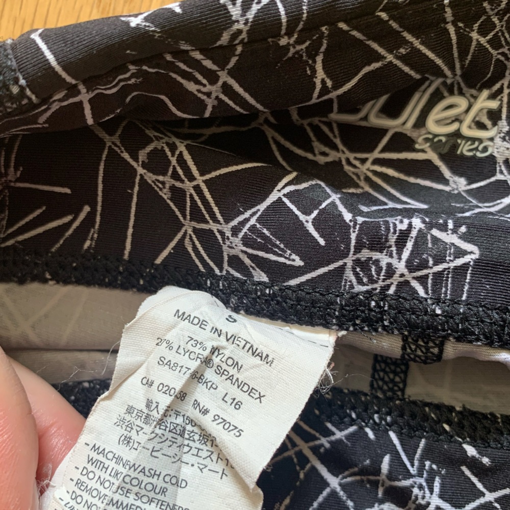 Saucony // Black Patterned Leggings - Picture 7 of 8